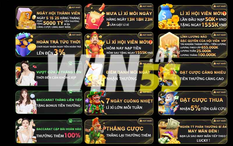 ⚡️ #khuyếnmãiwin55 Chào Mừng Tân Xuân 2024⚡️
