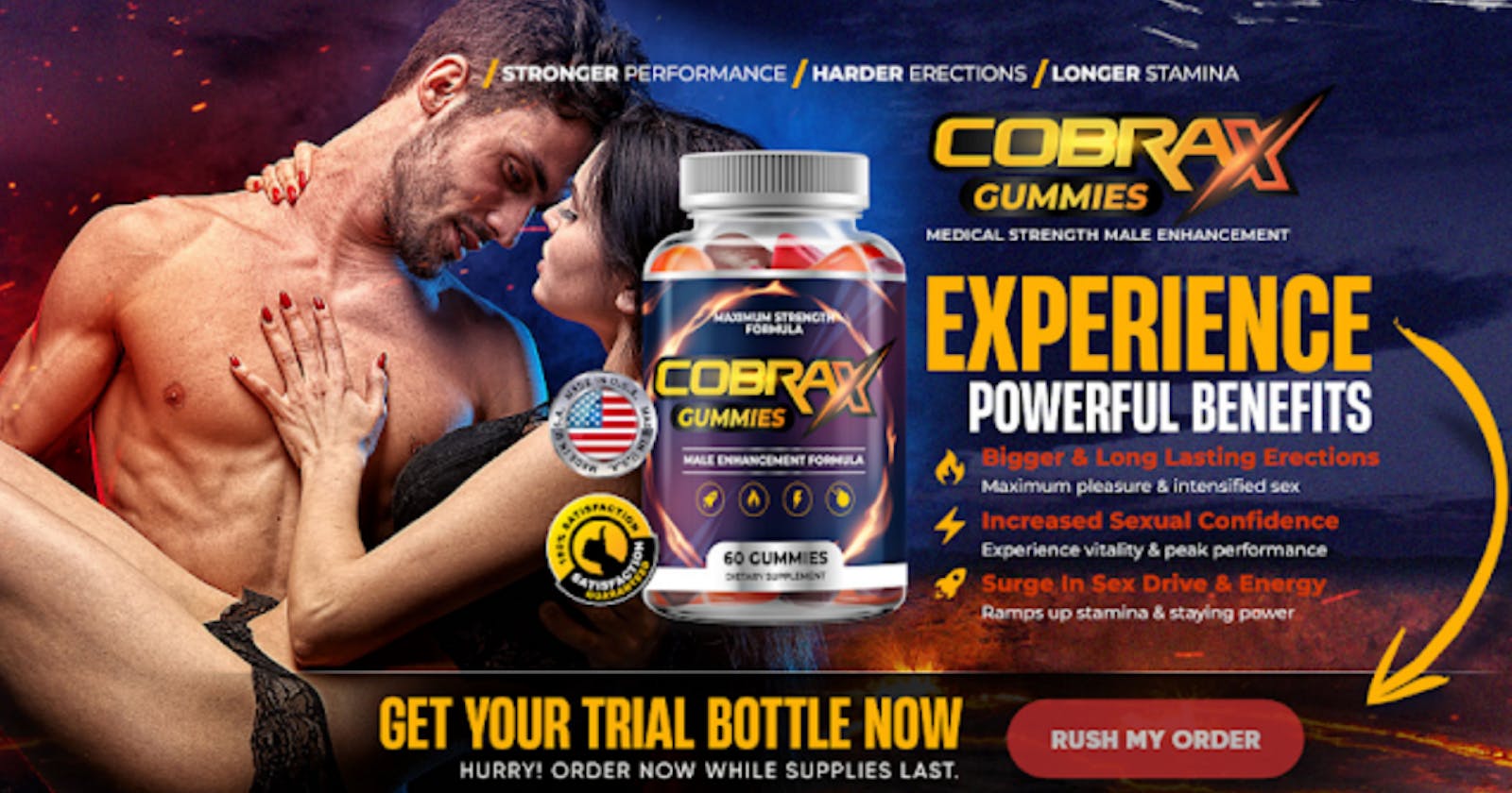 Cobra X Gummies 100% Pure & Natural With Great Result?