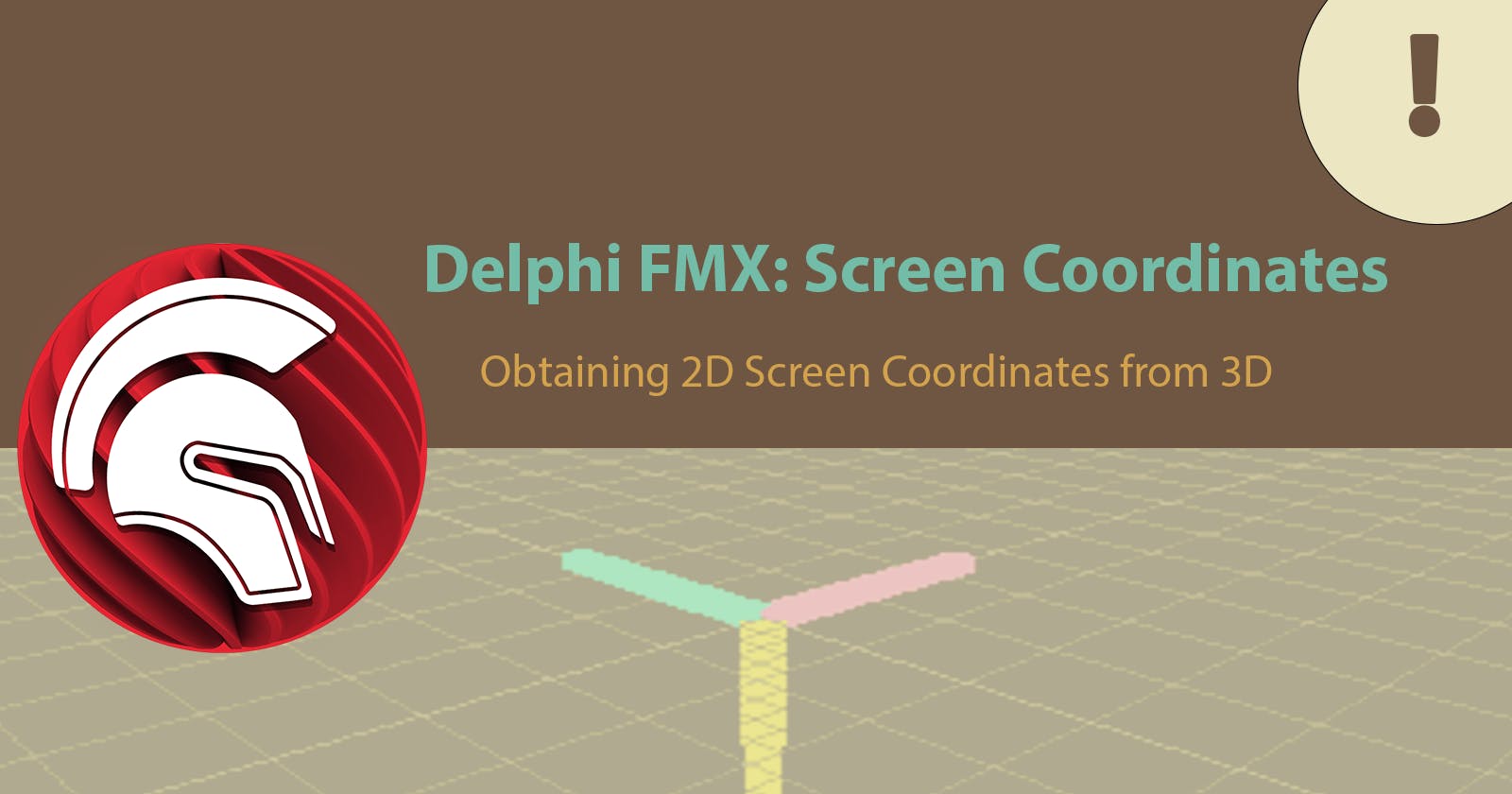 How To: Get Screen Coordinates From 3D in Delphi