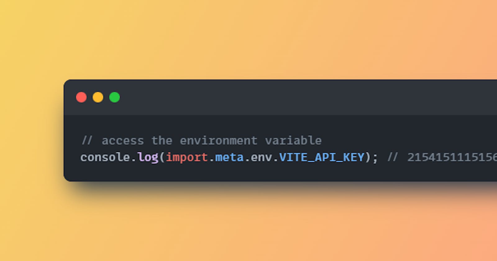 How to access environment variables in react project built using Vite.