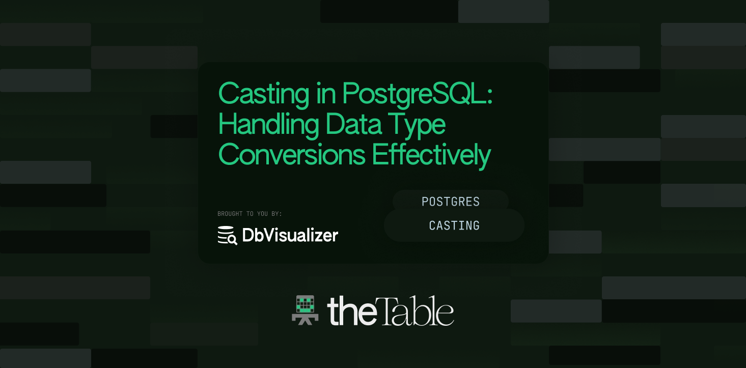 Casting in PostgreSQL: Handling Data Type Conversions Effectively