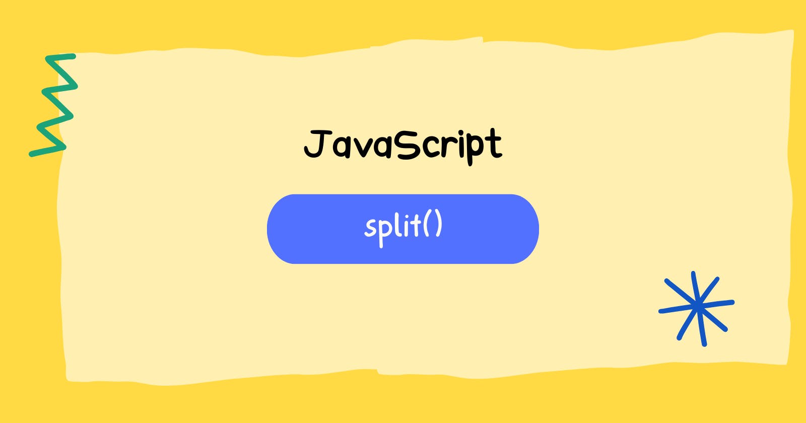 JavaScript split() : Story of separating