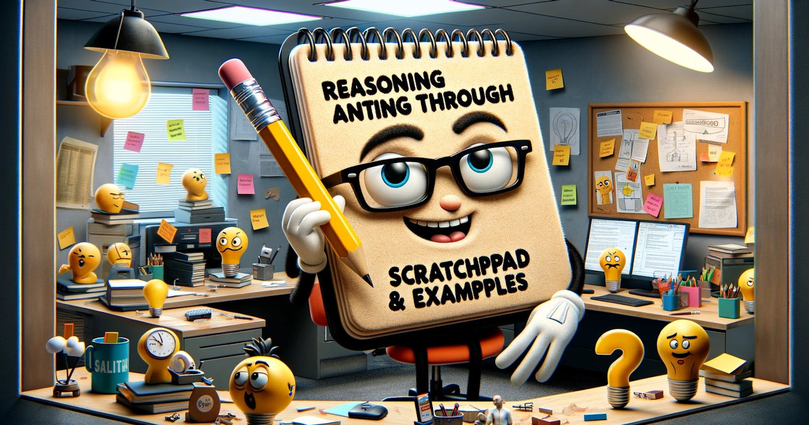 Reasoning and Acting through Scratchpad and Examples