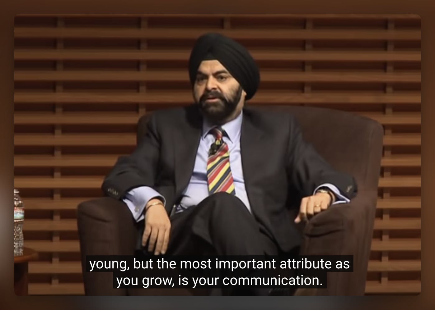 MasterCard CEO about communication