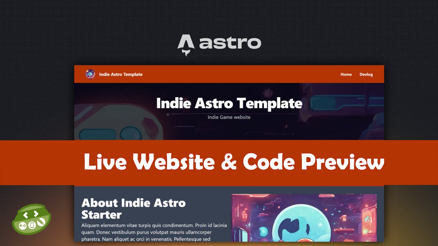 Create an indie game website using Astro 4.0 in 2024