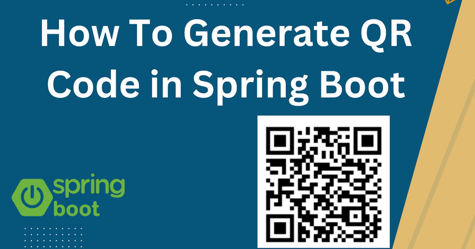 How to generate QR Code Using Spring Boot