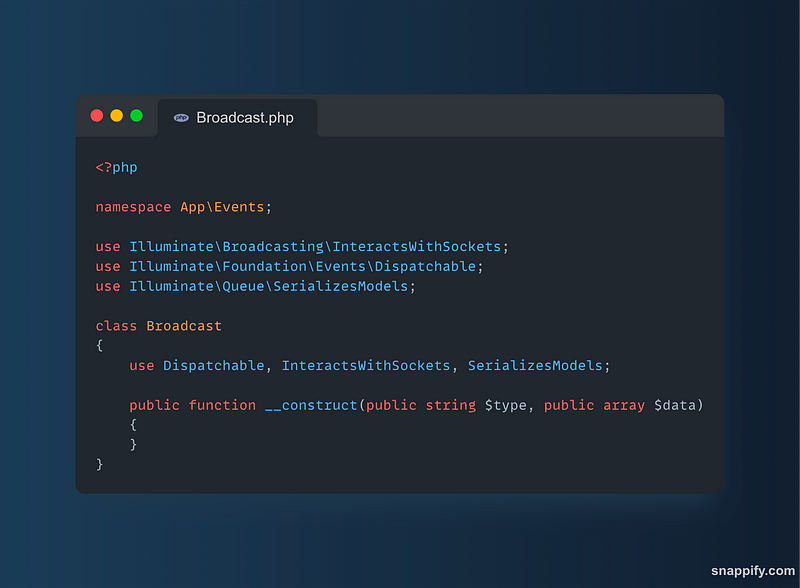 Simple broadcasting with Laravel and Livewire without Websockets