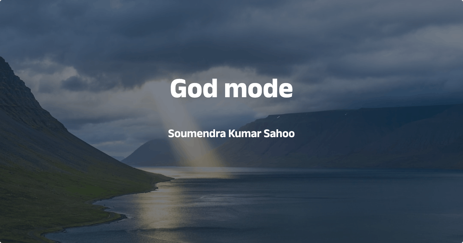 God mode in a browser