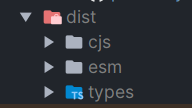 Generated dist folder
