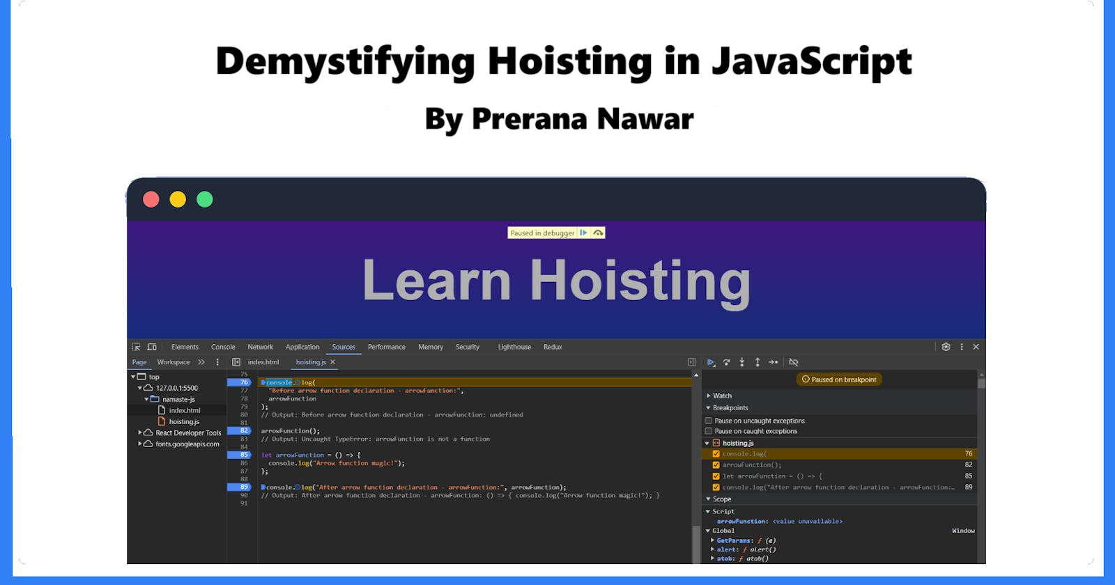 Demystifying Hoisting in JavaScript