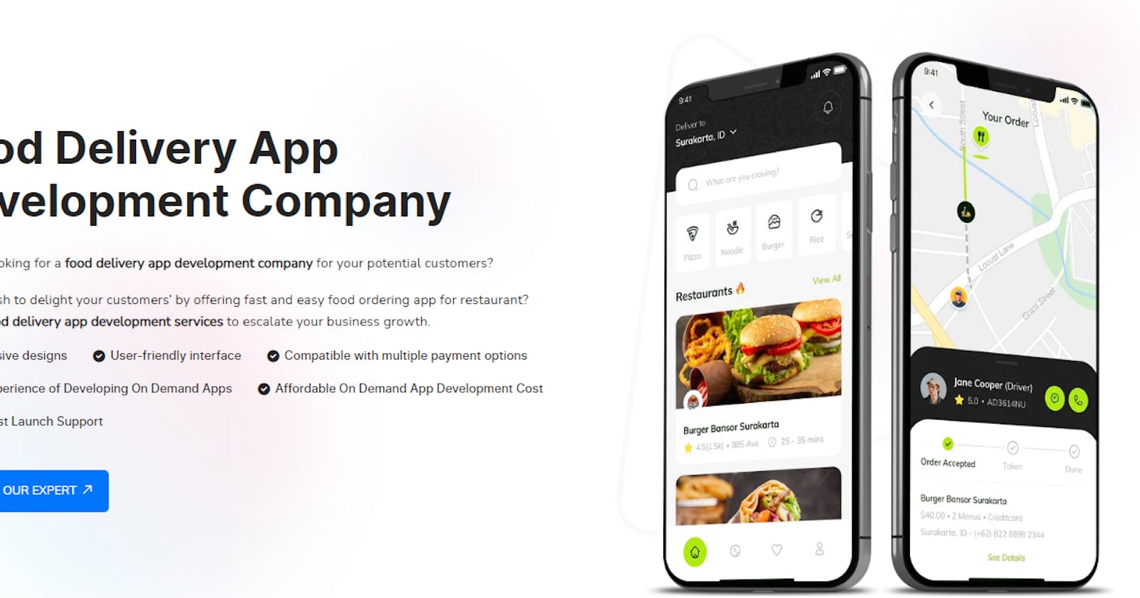 The Role of Artificial Intelligence in Food Delivery App Development
