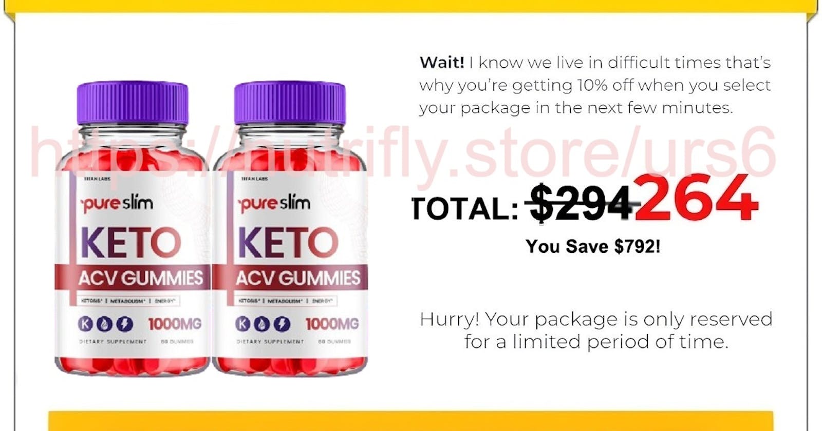 Pure Slim Keto ACV Gummies (Review) Transform Your Body Within a Week! Customers Update