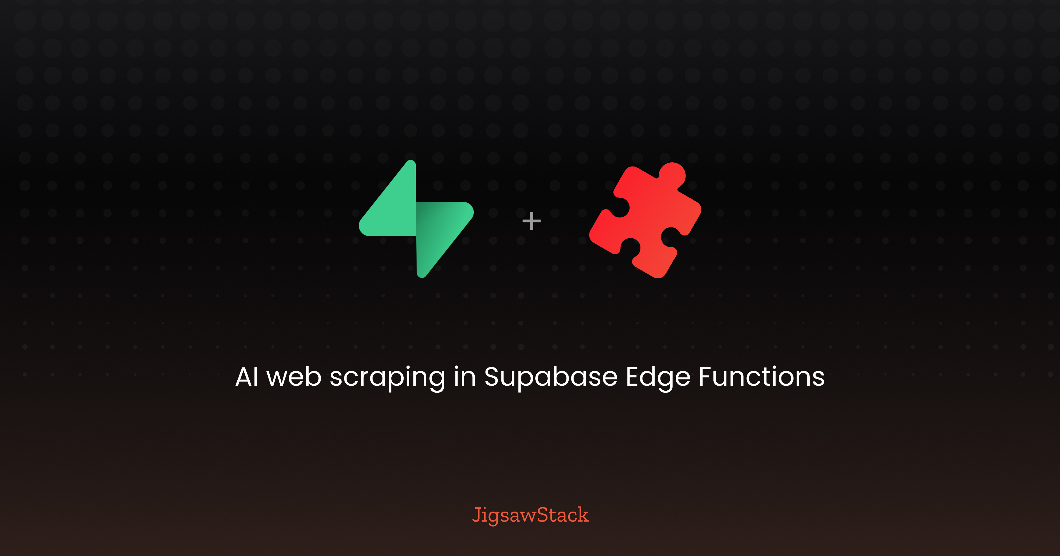 AI web scraping with JigsawStack and Supabase edge function