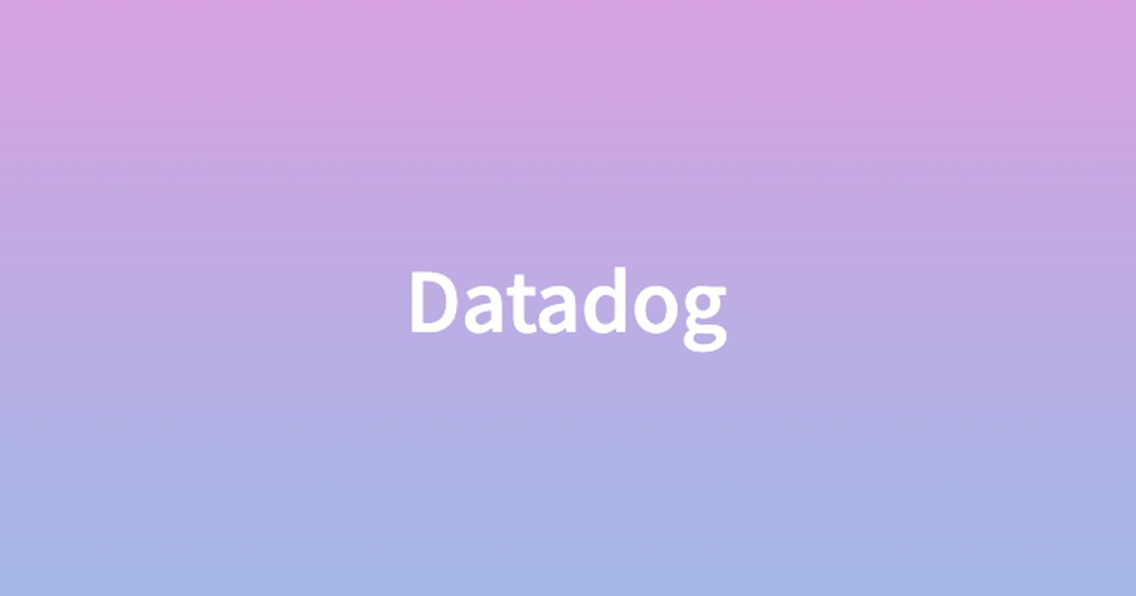[Datadog] Detection Method 정리