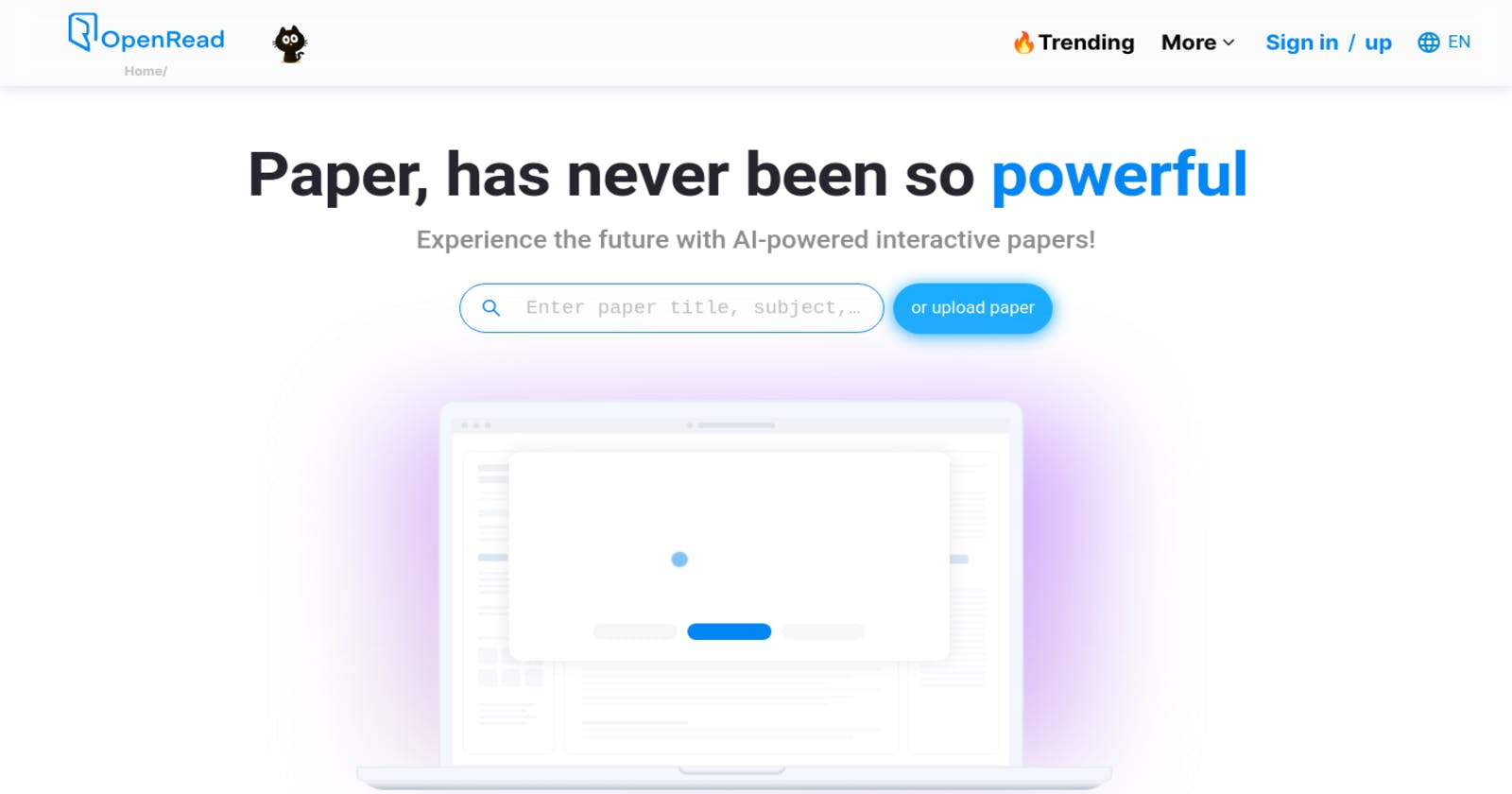 OpenRead - Your Gateway to AI-Powered Interactive Papers