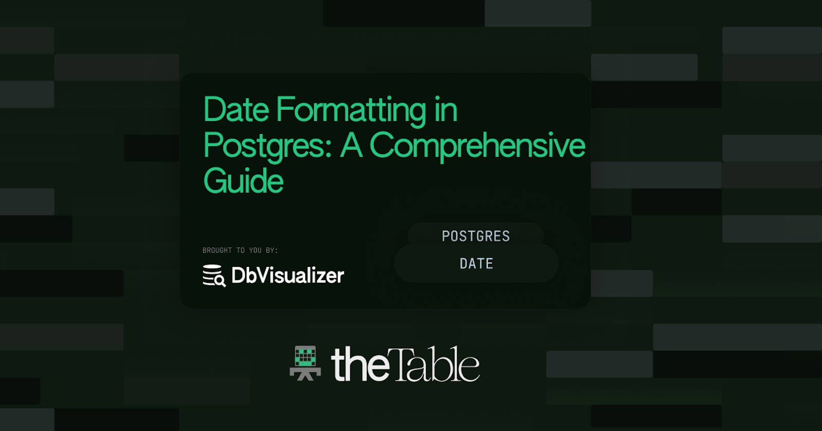Date Formatting in Postgres: A Comprehensive Guide