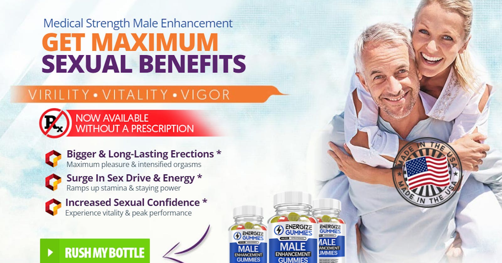 Energize Male Enhancement Gummies United State [What is Benefits?] Must Read