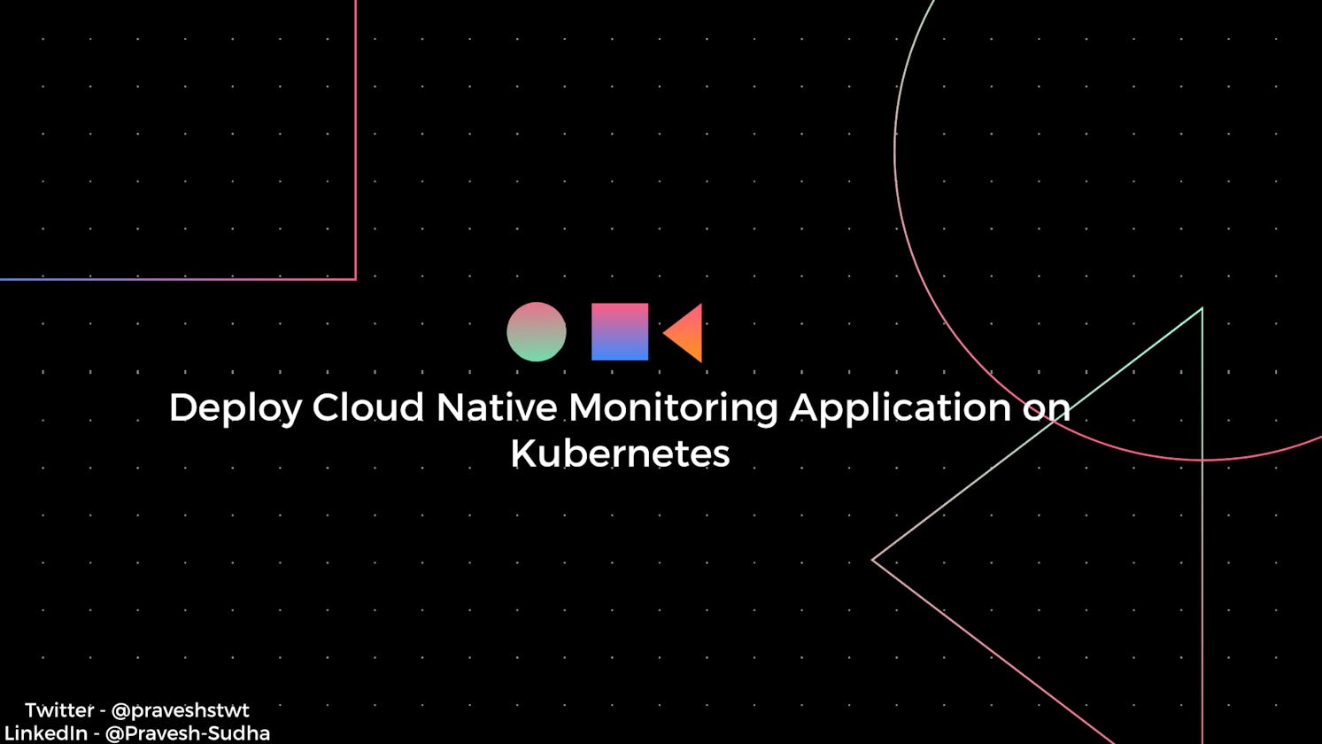 Deploy a Cloud Native Monitoring Application on Kubernetes