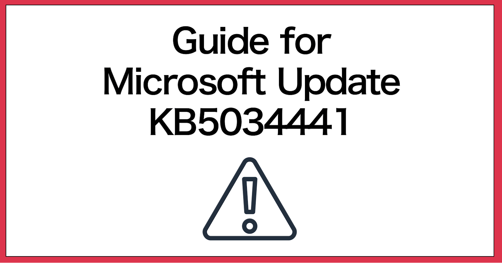Windows Update KB5034441