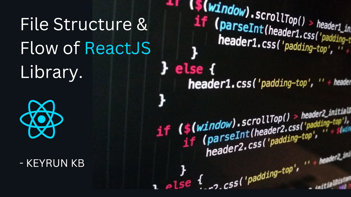 File Structure & Flow of ReactJS Library