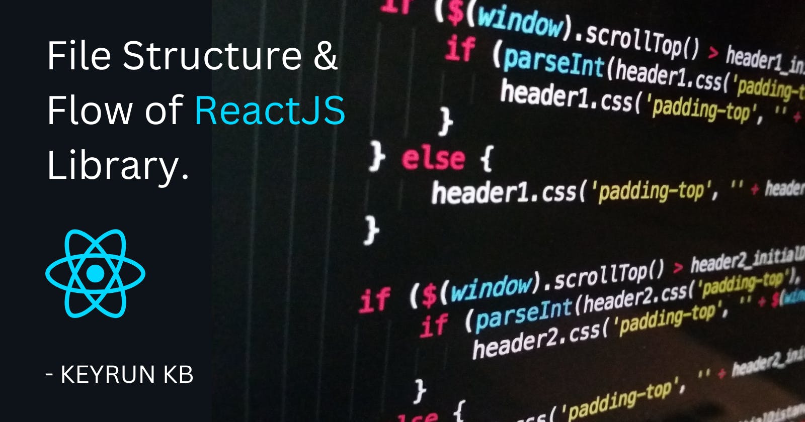 File Structure & Flow of ReactJS Library