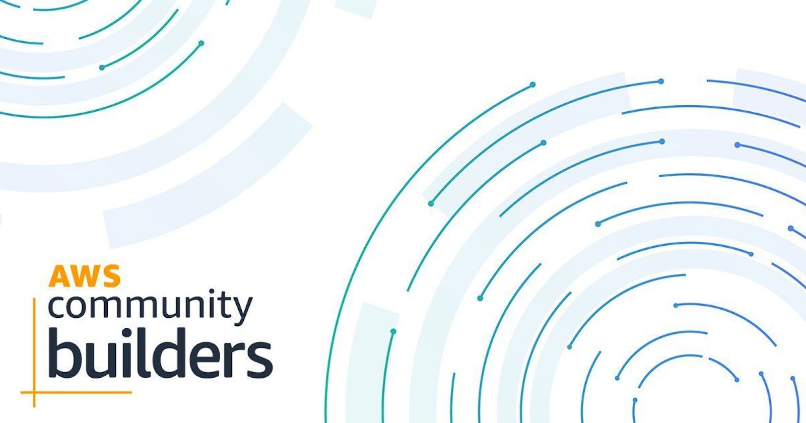 🚀 The AWS Community Builders application form is now open until January 28th! 🚀☁️
