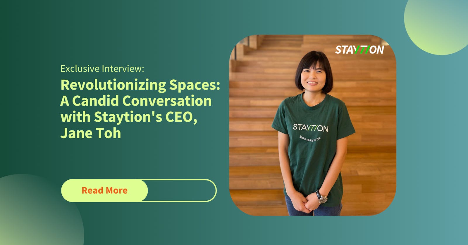 Revolutionizing Spaces: A Candid Conversation with Staytion's CEO, Jane Toh – From Coworking to Business Agility in the Digital Era