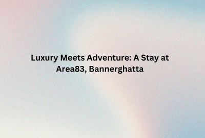Luxury Meets Adventure: A Stay at Area83, Bannerghatta