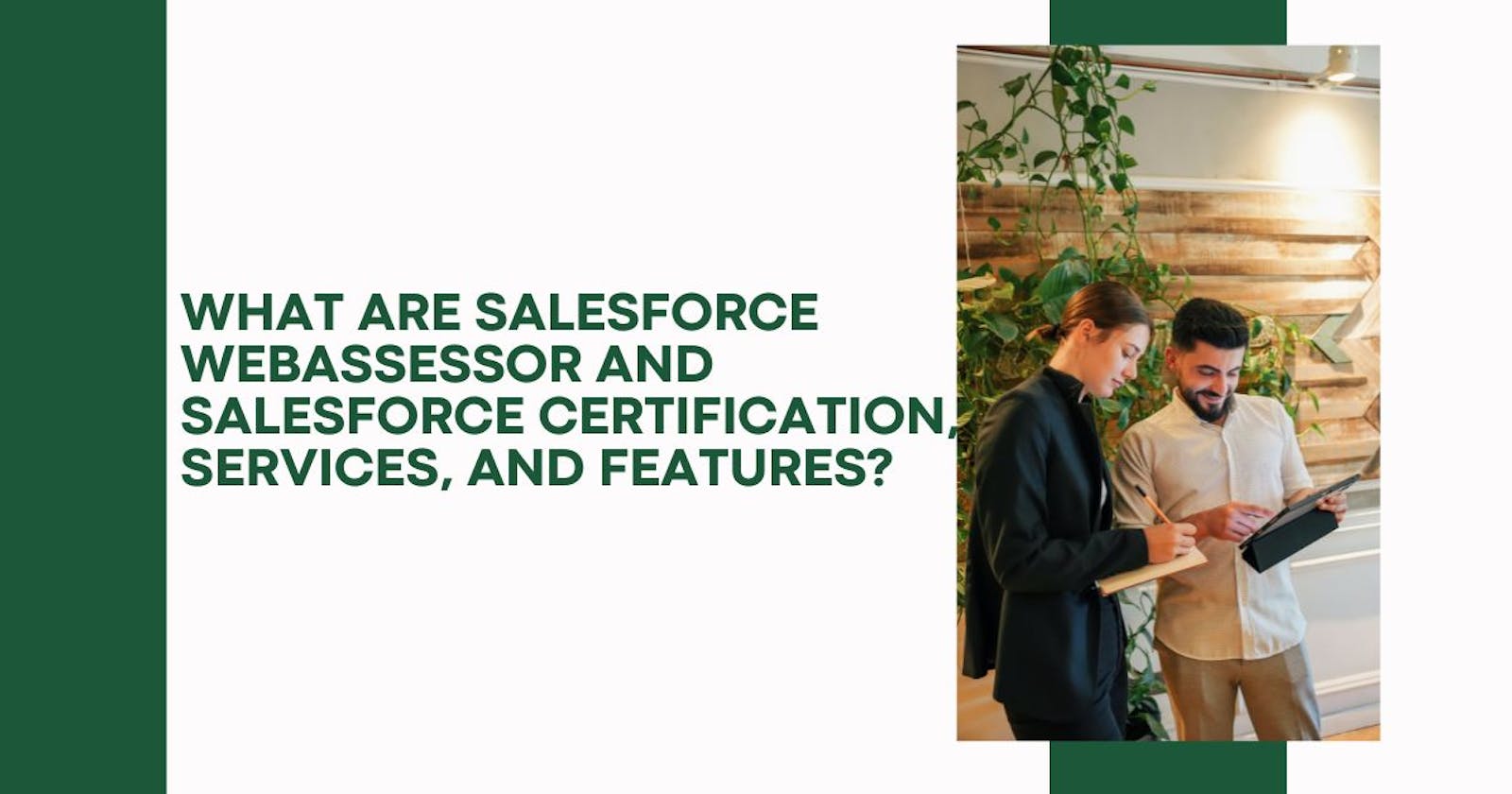 What are Salesforce Webassessor and Salesforce certification, services, and features?