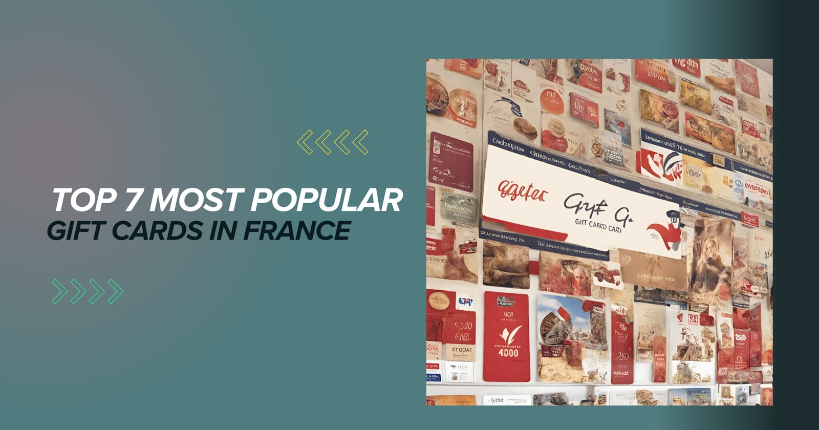 Top 7 Most Popular Gift Cards In France