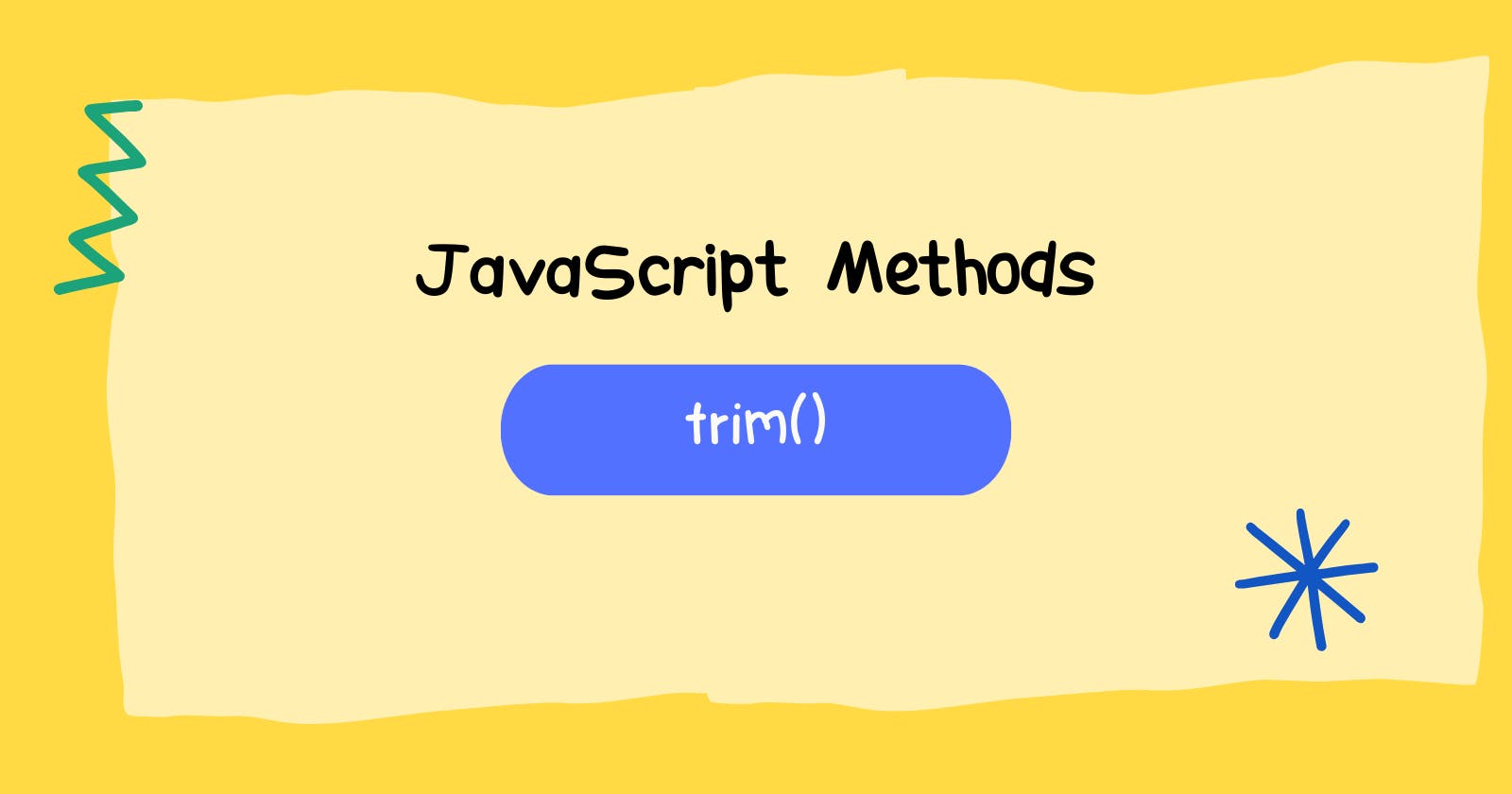JavaScript trim() method
