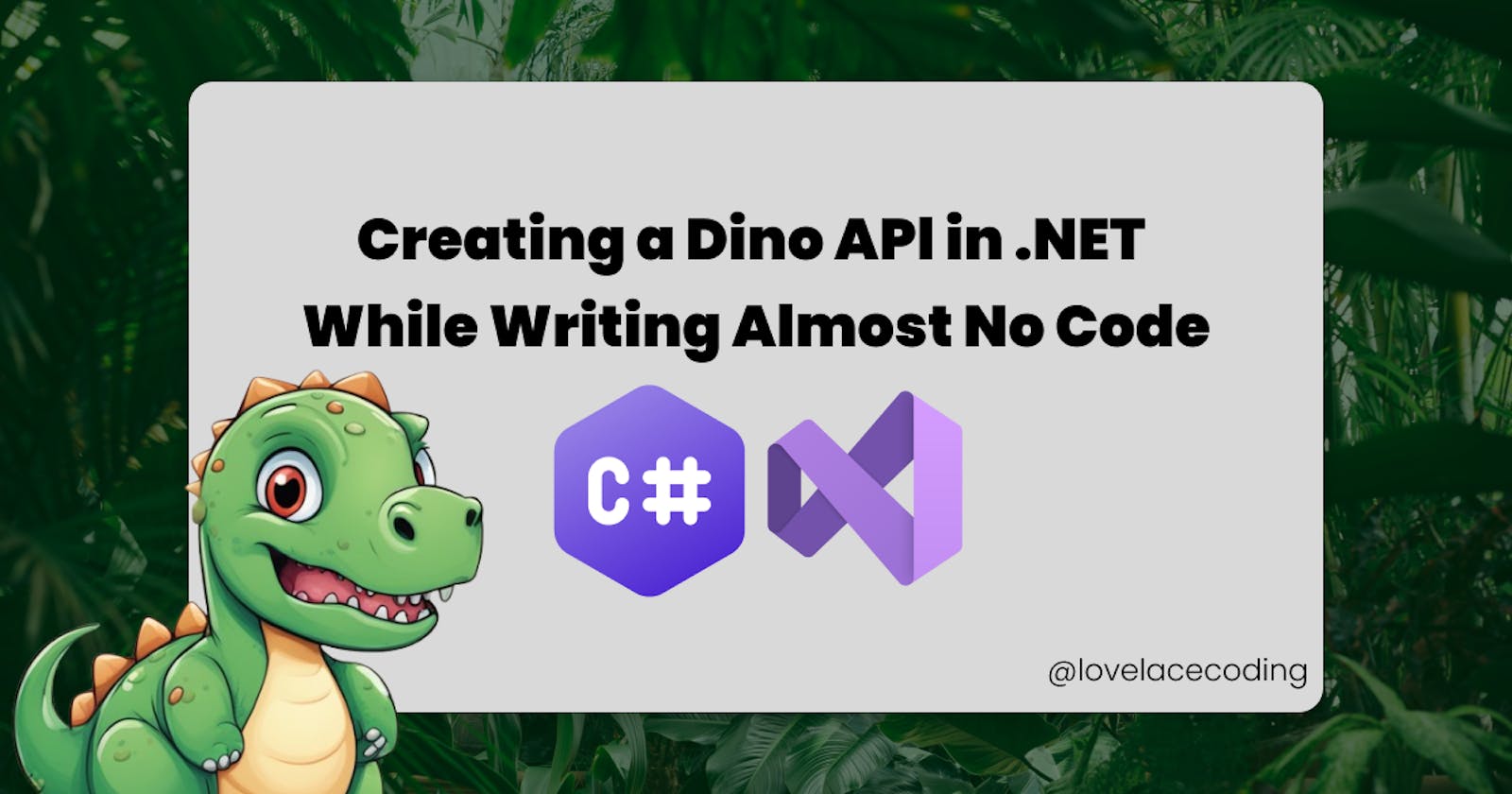 Creating a Dino API in .NET While Writing Almost No Code