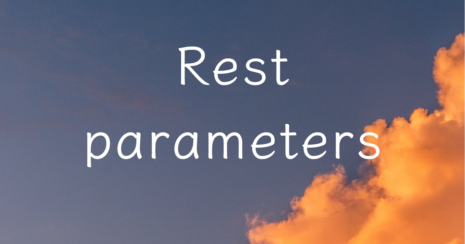 Rest parameters