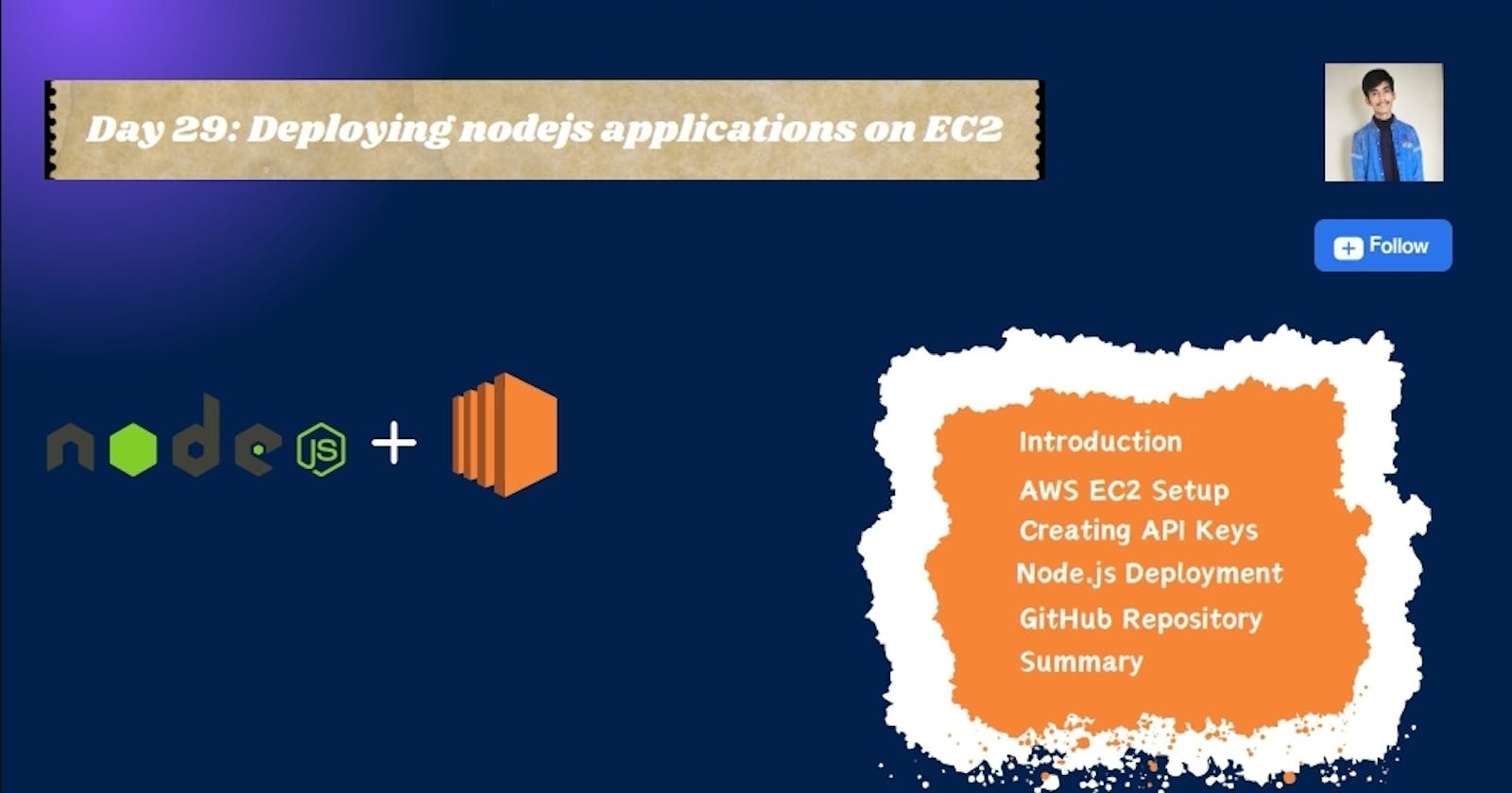 Day 29: Deploying nodejs application on AWS EC2