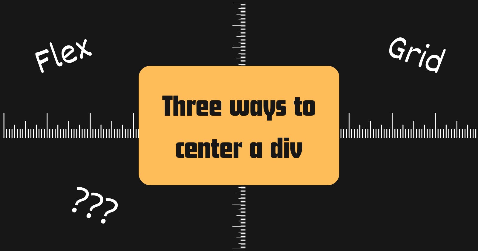 Different ways to center a div
