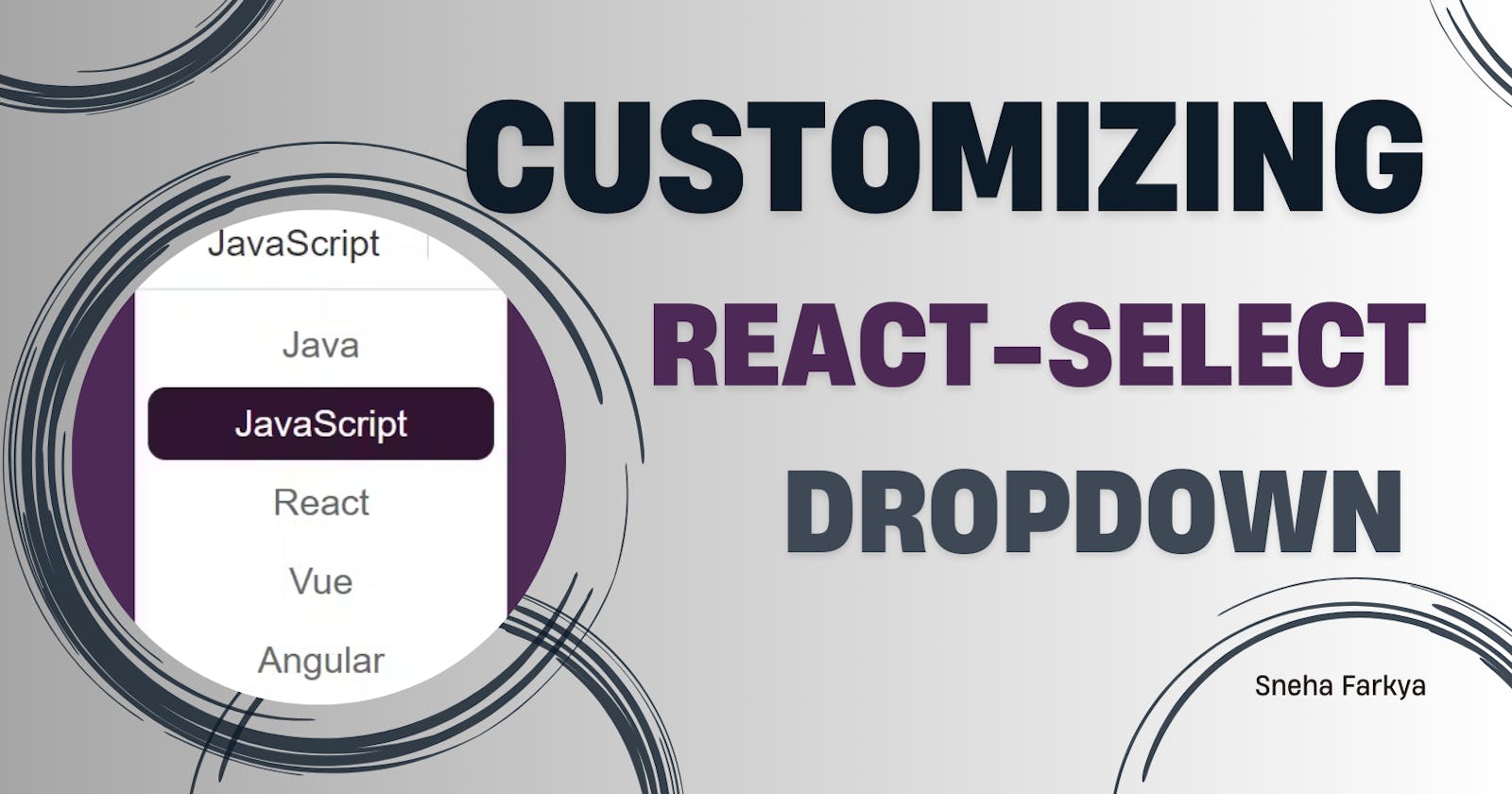 Customizing React Select DROPDOWN Component
