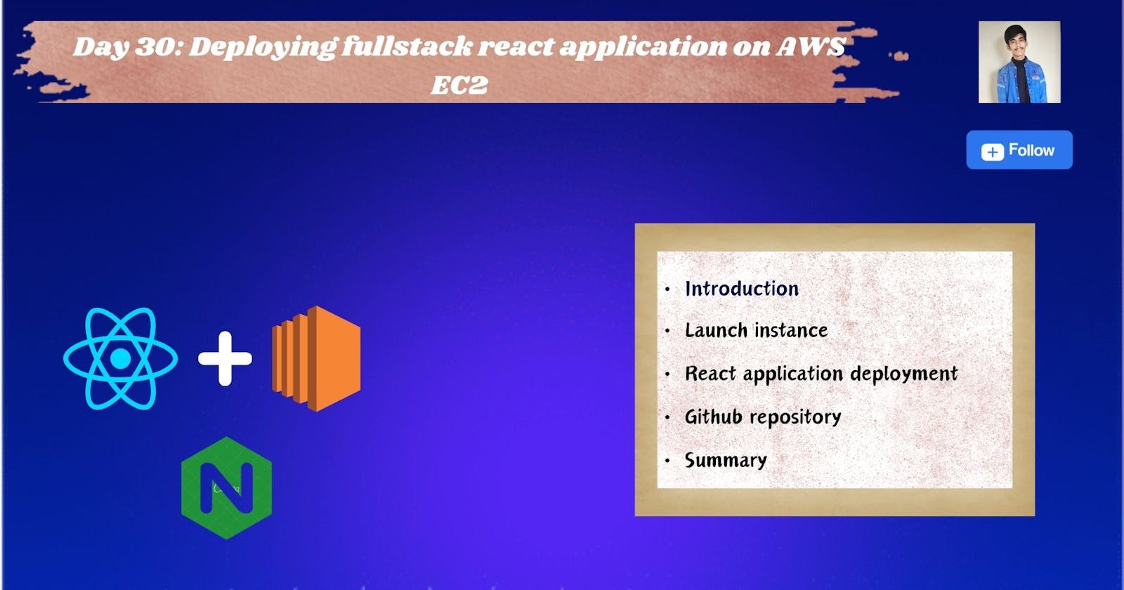 Day 30: Deploying Fullstack react application on AWS EC2