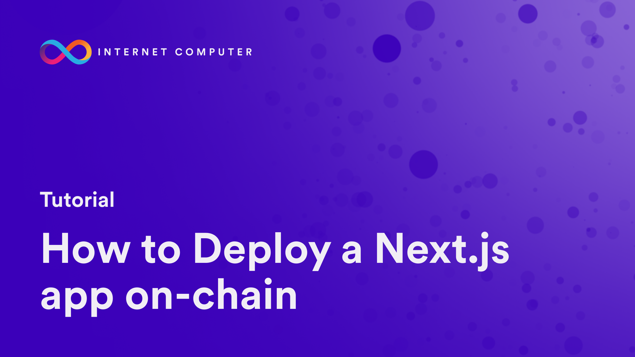 How to deploy a Next.js app on-chain