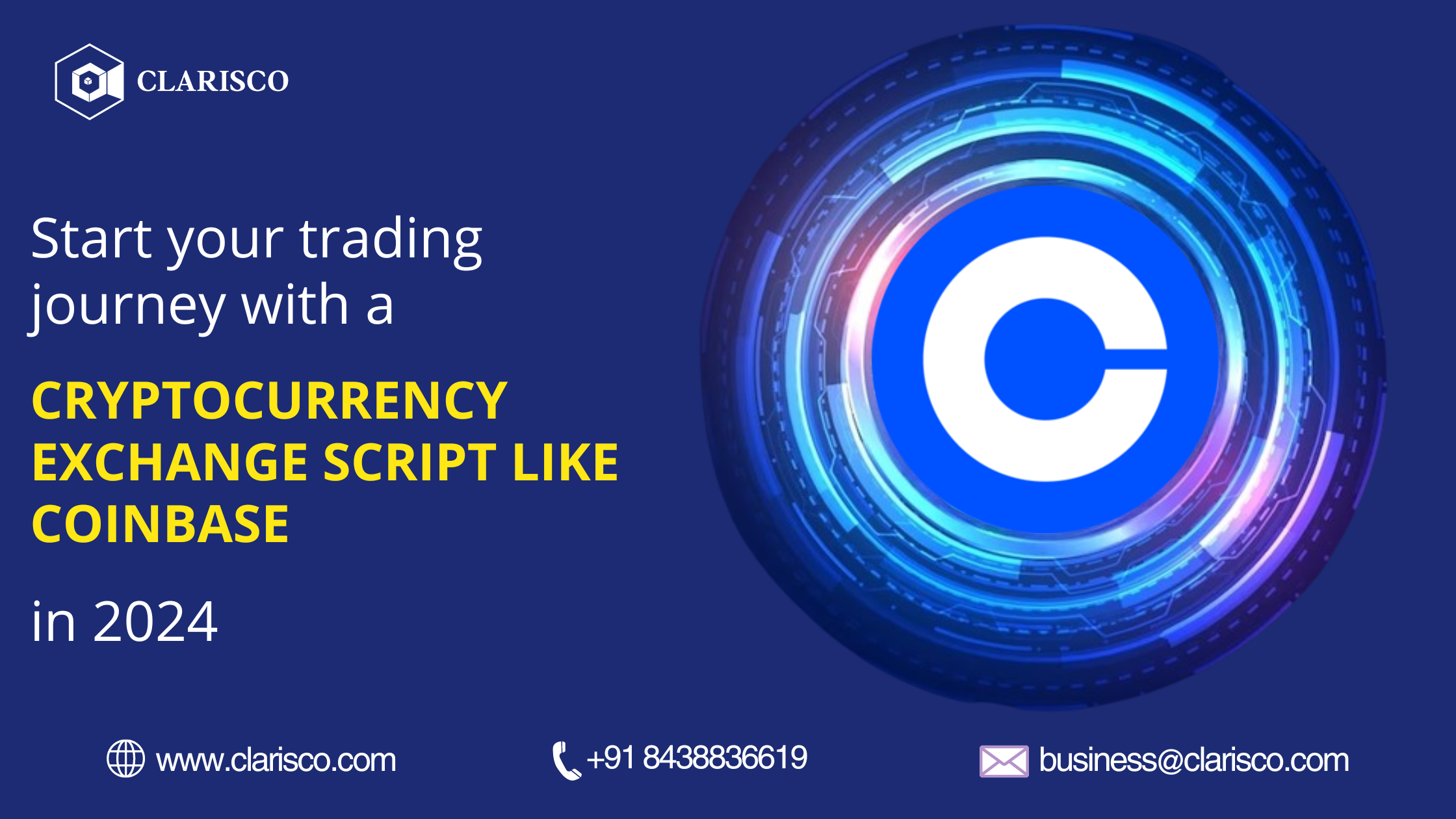 Start your trading journey with a cryptocurrency exchange script like Coinbase in 2024