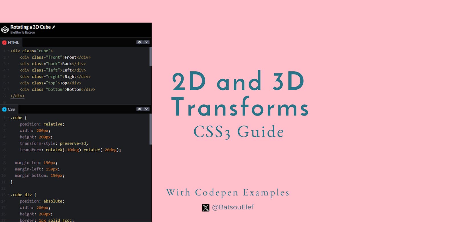 How to Use CSS3 2D and 3D Transforms