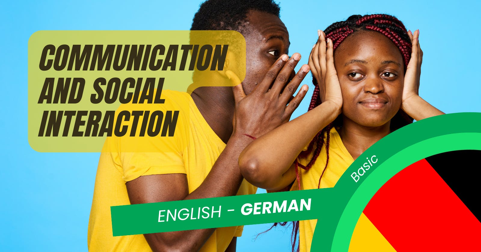 🇩🇪 German Social Vocabulary: 
Beginner's Guide to Communication