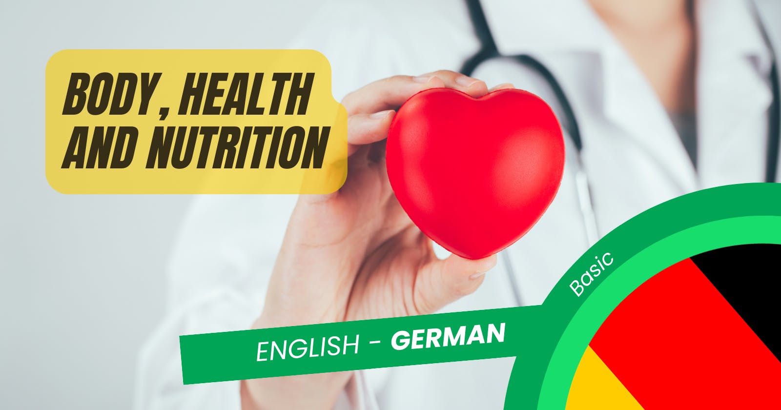 🇩🇪 Master Basic German Words for Health and Nutrition