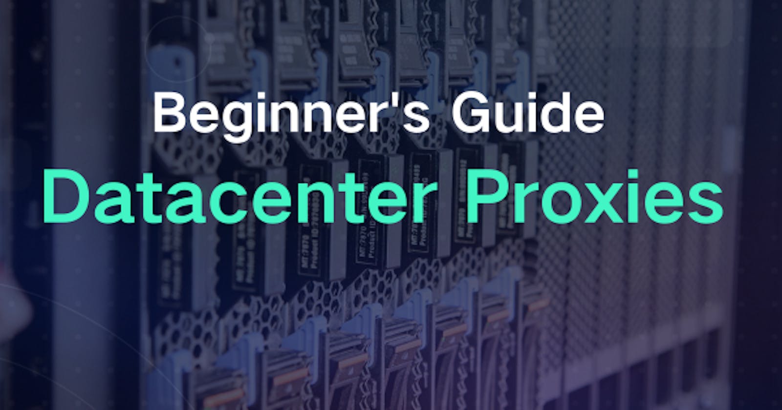 The Beginner's Guide to Proxies: Datacenter Proxies