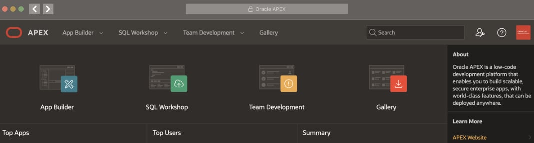 Oracle APEX