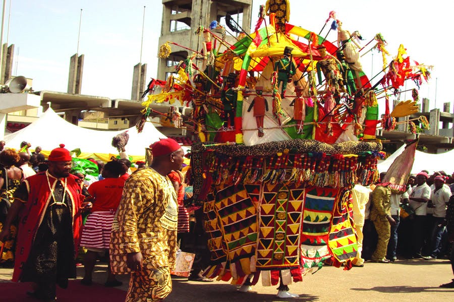 Picture of the Ijele Masquerade