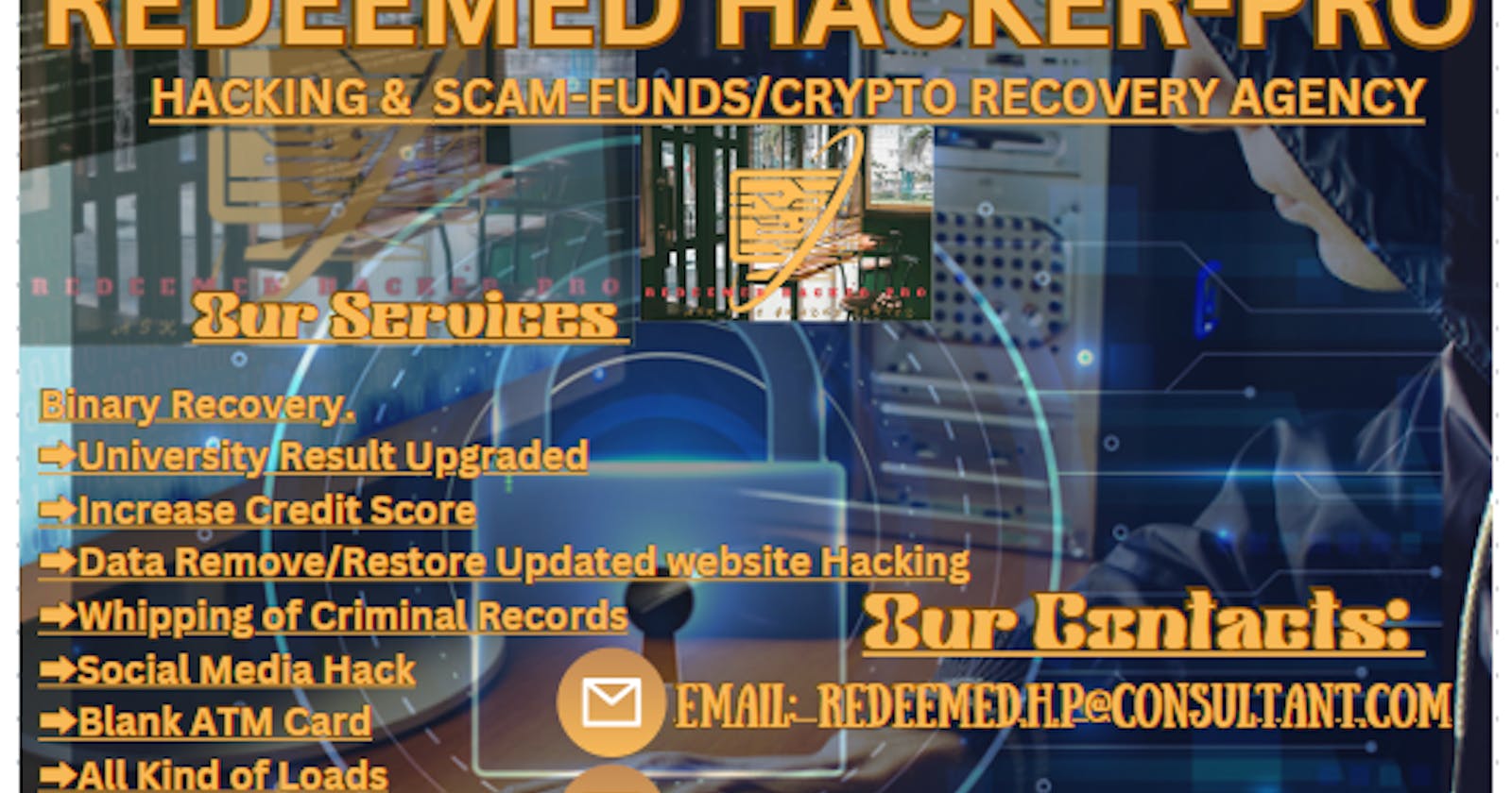 Working with Redeemed Hacker Pro for a few hours to my greatest Surprise they were able to recover back all my lost Funds/Crypto.