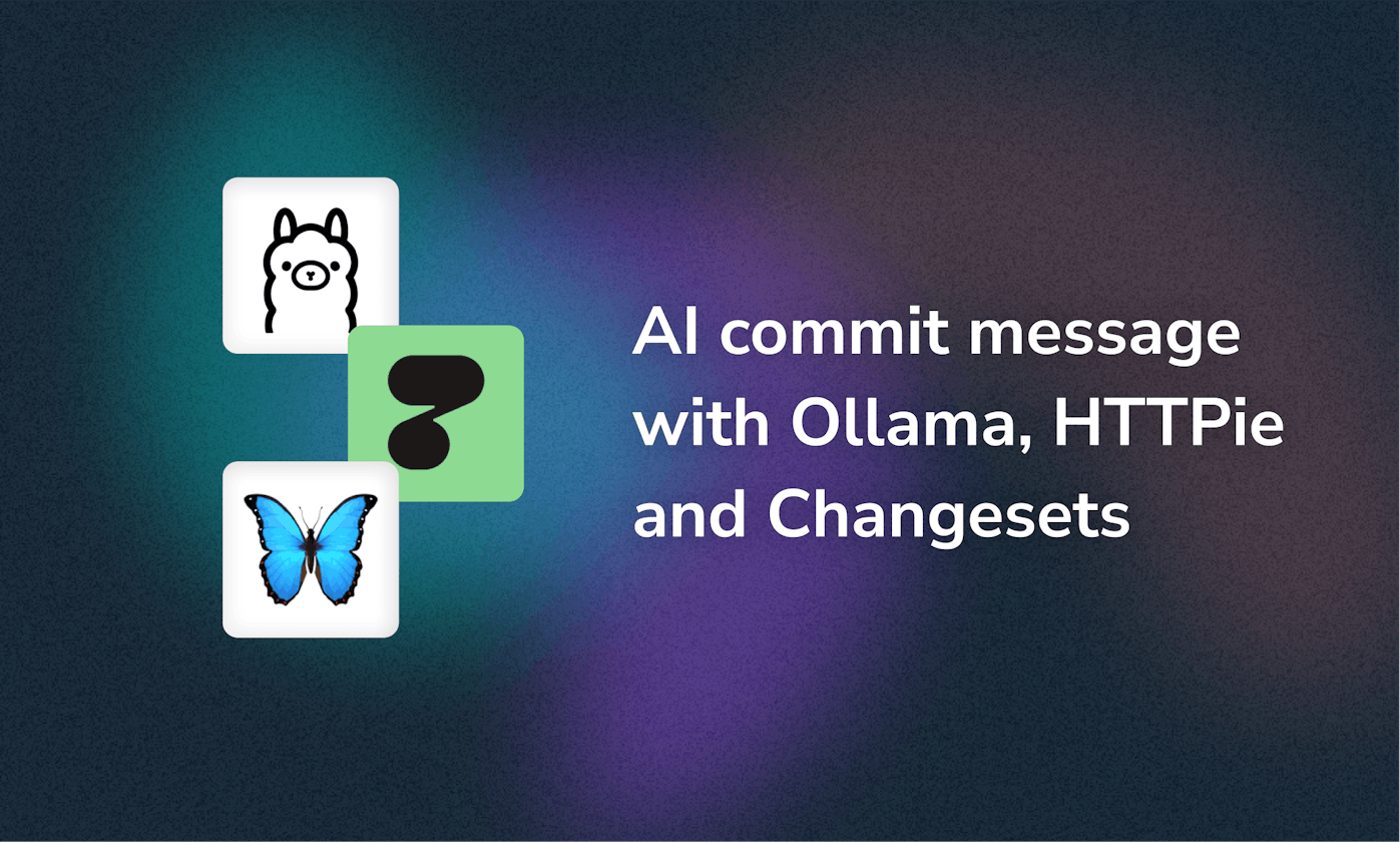 Use Ollama to generate commit messages from Changesets 🦋