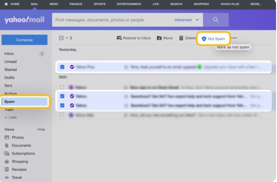 How to Fix Yahoo to Prevent Emails From Entering the Spam Folder