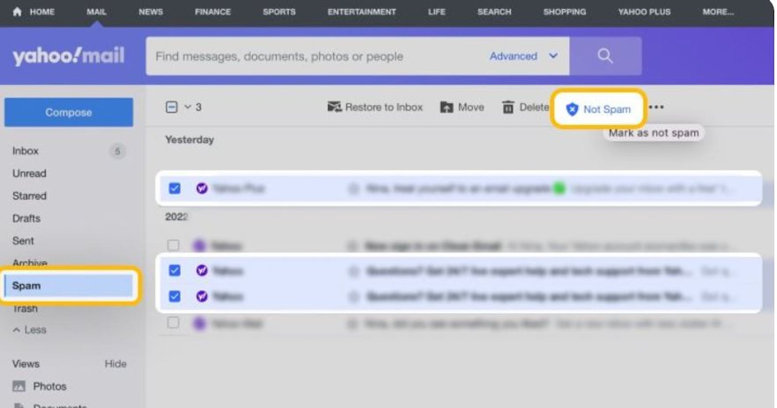 How to Fix Yahoo to Prevent Emails From Entering the Spam Folder