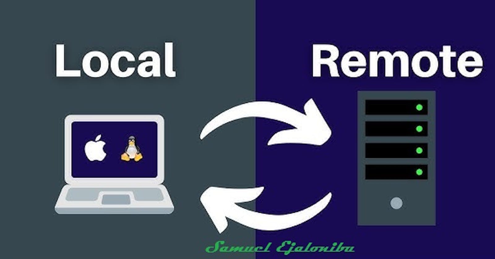 Transferring a file from Local Machine to Remote Server